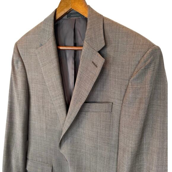 Lauren Ralph Lauren Other - Lauren Ralph Lauren Men’s 40R Glen Plaid Wool Blazer Sport Coat Classic Gray